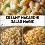 Bowl of creamy elbow noodle macaroni salad with mayo served as an easy side dish for sandwiches and BBQ.